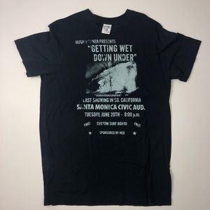 Hollister Graphic Tee In Navy Size L